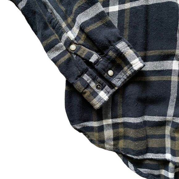 ABERCROMBIE & FITCH Button Down Plaid Shirt Size Medium - Picture 4 of 6